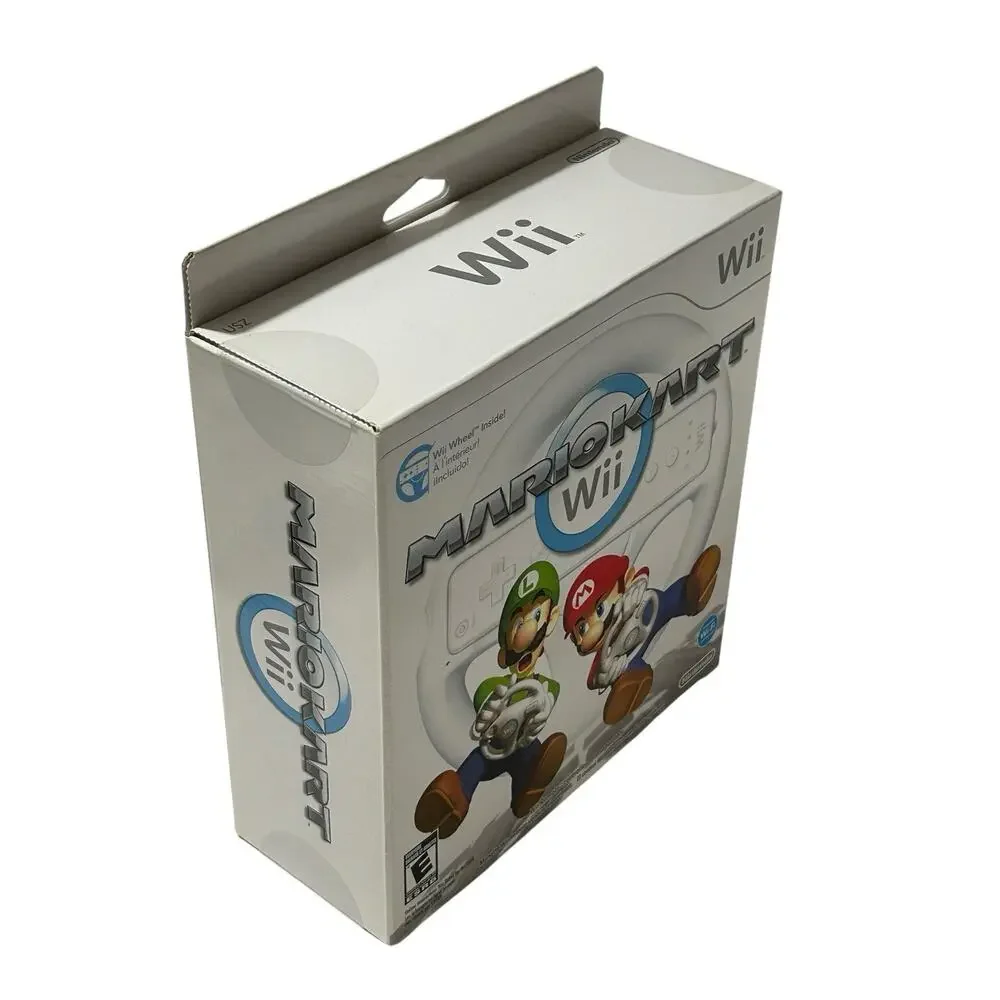 Mario Kart Nintendo Wii with Wheel - NEW BOX FACTORY SEALED (MINT BOX RARE FIND)